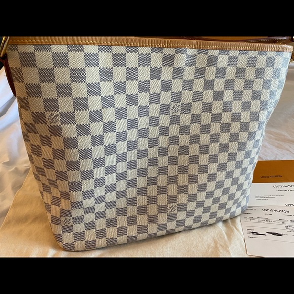 Sold ❣️❣️❣️Louis Vuitton Delightful MM Azur 🌸🌸pretty! - Picture 13 of 16